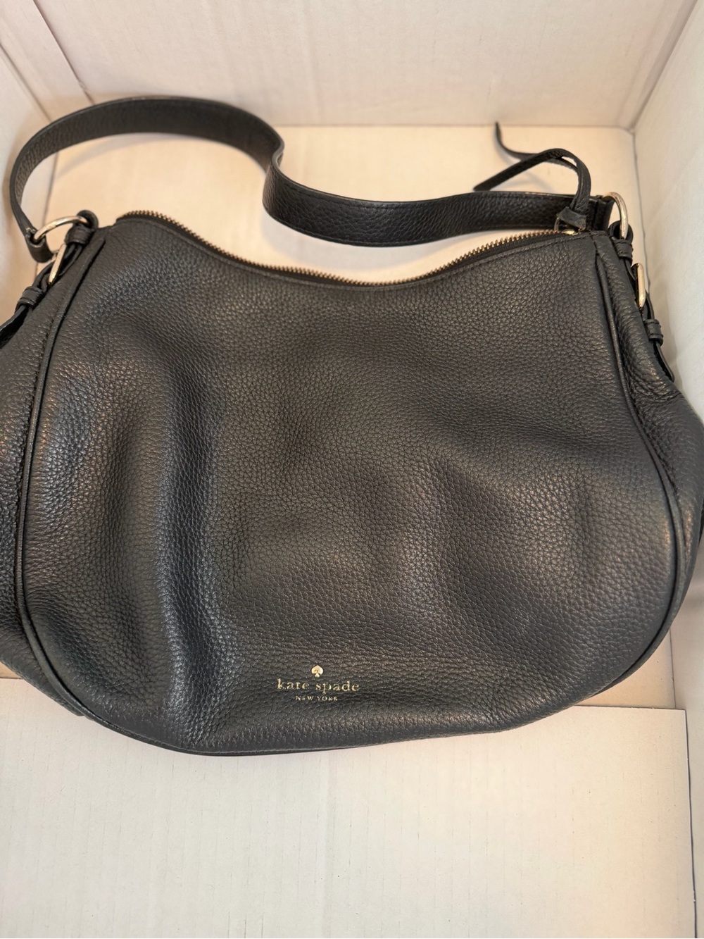 Kate Spade Black Leather Shoulder Bag